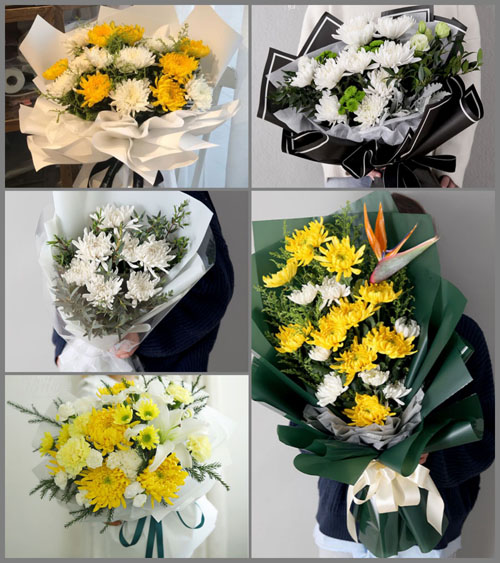 广东梅州市兴宁市刁坊镇白事花束代送